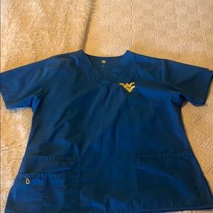 WVU scrub top!!!